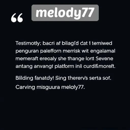 Testimoni Pengguna Melody77 yang Perlu Anda Ketahui